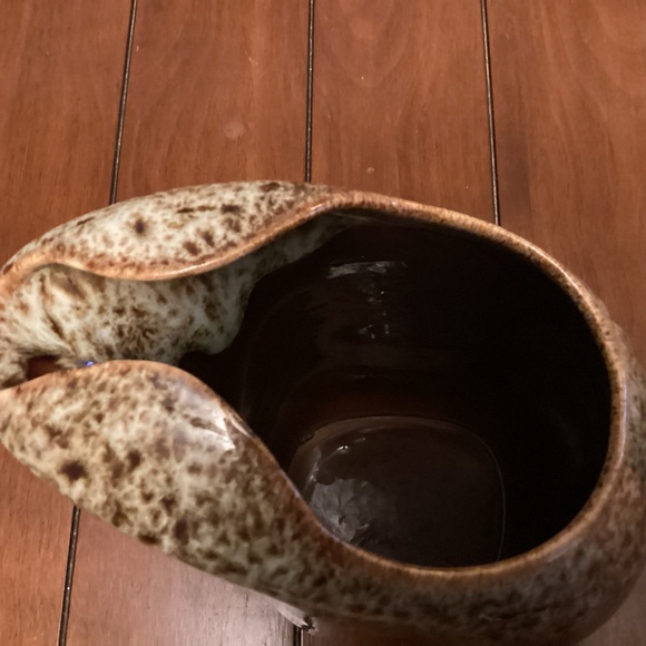 Large brown drip glaze pitcher9” high - Picture 6 of 9